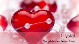  Presentation with valentine - Presentation having close up of asian child sleeping soundly on bed background and a gray colored foreground.