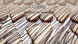  Presentation with chocolate milk - Colorful slide deck enhanced with heart-shape-cookies-with-milk backdrop and a coral colored foreground