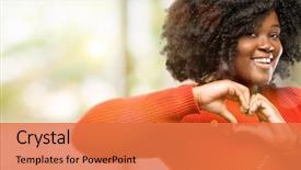  Presentation with marriage - Presentation design featuring heart shape expressing health background and a red colored foreground