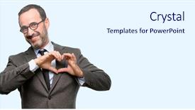  Presentation with middle school - Theme having heart shape expressing health background and a white colored foreground