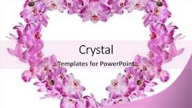  Presentation with heart flowers - Cool new PPT layouts with roses - birthday cake with flowers rose backdrop and a mint green colored foreground.