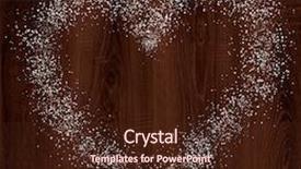  Presentation with maroon - Audience pleasing presentation theme consisting of heart shape from snow on maroon wood background backdrop and a tawny brown colored foreground