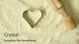  Presentation with heart shape from natural tree - Amazing slides having heart shape in the sifted backdrop and a soft green colored foreground