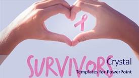  Presentation with hands the shape of a heart - Amazing slides having heart shape on the beach backdrop and a  colored foreground