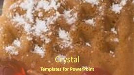  Presentation with waffles - Presentation design with heart shape waffles with decoration background and a red colored foreground