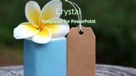  Presentation with heart - Presentation theme consisting of heart-shaped-mugs-with-label background and a tawny brown colored foreground