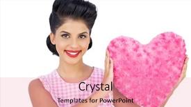  Presentation with hair salon scissors in black - PPT layouts enhanced with solid geometry - seamless texture of gray cellular background and a gray colored foreground