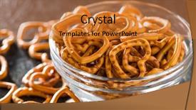  Presentation with heart - Slides having heart shaped pretzel on old background and a gold colored foreground