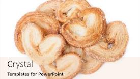  Presentation with puff pastry - PPT layouts consisting of heart-shaped-puff-pastry-isolated background and a lemonade colored foreground