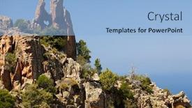  Presentation with heart - Slides featuring heart-shaped-rock-in-piana background and a light blue colored foreground