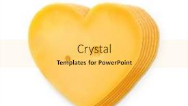  Presentation with dutch - Presentation design having heart-shaped-slices-of-dutch background and a yellow colored foreground