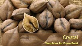  Presentation with japanese - Audience pleasing slide deck consisting of heart-shaped-walnuts-japanese-himegurumi backdrop and a tawny brown colored foreground