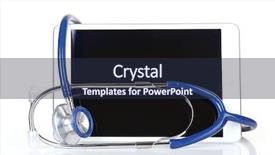  Presentation with oktoberfest bavarian white and blue - Slides featuring stetoscope - tablet and blue stethoscope isolated background and a wine colored foreground