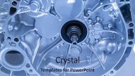  Presentation with car engine - Cool new theme with heart valve - car engine section backdrop and a light blue colored foreground