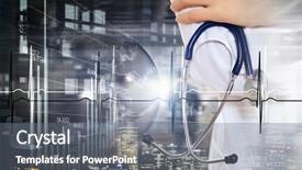  Presentation with cardiology concept - PPT layouts featuring heartdiagram - concept of cardiology and heart background and a  colored foreground