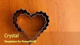  Presentation with mold - Amazing presentation theme having hearth mold backdrop and a tawny brown colored foreground