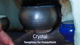  Presentation with russian - Slide deck featuring hearthstone - cooking meals in a russian background and a tawny brown colored foreground