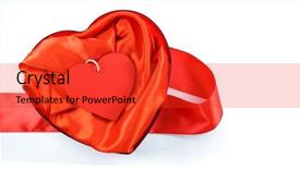  Presentation with valentine - Amazing PPT layouts having hanging hearts - red heart valentine's day backdrop and a  colored foreground