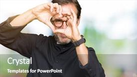  Presentation with man heart attact hand hold - PPT layouts featuring hearts church - middle age priest man wearing background and a dark gray colored foreground