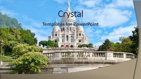  Presentation with paris - Amazing slide deck having hearts church - sacre coeur basilica in montmartre backdrop and a light blue colored foreground