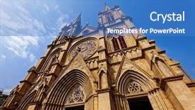  Presentation with china guangzhou - Amazing theme having hearts church - shishi sacred heart cathedral backdrop and a teal colored foreground