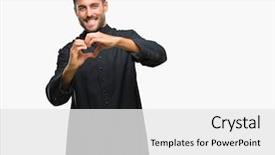  Presentation with christian love - Slide set featuring hearts church - young catholic christian priest man background and a white colored foreground