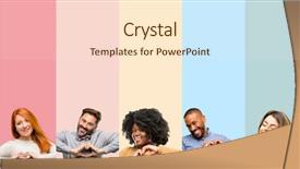  Presentation with marriage - Presentation theme consisting of shape expressing healthy and marriage background and a cream colored foreground