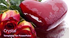  Presentation with loving hearts love heart candy - Beautiful slides featuring hearts notepaper - rose with heart for love backdrop and a wine colored foreground