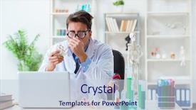  Presentation with doctor in hospital health insurance related icons healthcare person saving medical - Slide deck with hearts puzze - funny doctor having fun background and a lemonade colored foreground