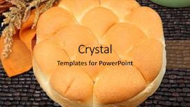  Presentation with heat - PPT theme consisting of heat-and-server-dinner-rolls background and a yellow colored foreground