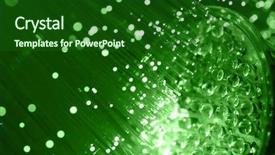  Presentation with fiber optics - Beautiful theme featuring heat energy - fiber optics background with lots backdrop and a forest green colored foreground