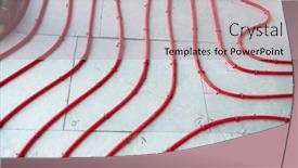  Presentation with construction work - Amazing slides having heat-floor-instalation-repair-engineering backdrop and a mint green colored foreground