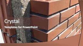  Presentation with isolation - Beautiful presentation theme featuring heat isolation material - stone wool backdrop and a tawny brown colored foreground