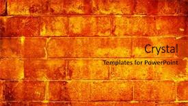  Presentation with stroke - PPT layouts with heat stroke - burning wall background and a gray colored foreground