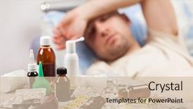  Presentation with high standards - PPT layouts featuring heat recovery - adult man patient with high background and a soft green colored foreground