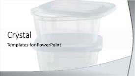  Presentation with plastic containers - Audience pleasing presentation theme consisting of heat resistant microwaveable dishwasher safe backdrop and a  colored foreground