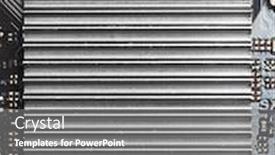  Presentation with motherboard - Slide deck consisting of heat-sink-of-motherboard-chipset background and a gray colored foreground