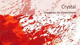  Presentation with heat stroke - Colorful PPT theme enhanced with heat stroke - eruption or explosion in red backdrop and a lemonade colored foreground