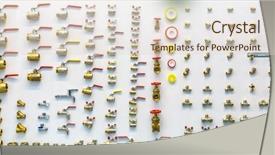  Presentation with oil gas water - Slide set enhanced with heat transfer - showcase with water oil gas background and a lemonade colored foreground