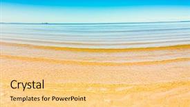  Presentation with kids beauty pageant - Beautiful slide set featuring heat wave - background beach beauty backdrop and a yellow colored foreground