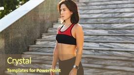  Presentation with hunting conceptual outdoor sports - Beautiful theme featuring heath - confident young sports woman resting backdrop and a violet colored foreground