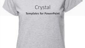  Presentation with grey plain - Slides enhanced with heather-grey-plain-shortsleeve-cotton background and a light gray colored foreground