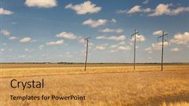  Presentation with vehicle - Colorful PPT layouts enhanced with heatwave - australian plain moving vehicle view backdrop and a gold colored foreground