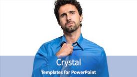  Presentation with climate - Presentation theme with heatwave - businessman suffering hot climate background and a teal colored foreground