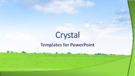  Presentation with lavendar fields - Audience pleasing theme consisting of heaven earth - across the fields of forever backdrop and a  colored foreground