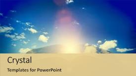  Presentation with imagination - Presentation theme enhanced with heaven fantasy imagination education religion background and a blonde colored foreground