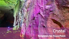  Presentation with caves - Amazing slide deck having heaven hell - teng long caves in lichuan backdrop and a coral colored foreground