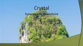  Presentation with heaven - Slide set with heaven horizon high cliff background and a light blue colored foreground