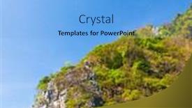  Presentation with heaven - Audience pleasing presentation design consisting of heaven horizon high cliff backdrop and a light blue colored foreground