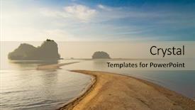  Presentation with heaven - PPT layouts with heaven on earth blue paradise background and a  colored foreground